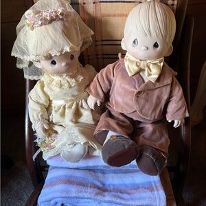 Precious Moments Bride and Groom his name is chubby they are vintage